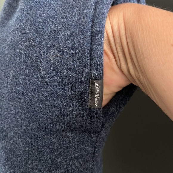 Eddie Bauer, blue sweatpants, drawstring, medium - Picture 3 of 4